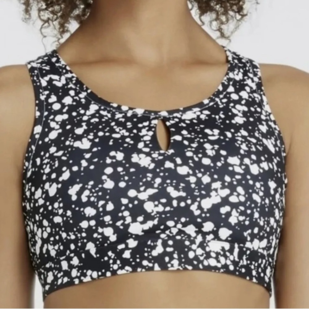 Fabletics Sylvia Sports Bra Black And White Size XXS NWT